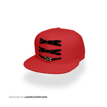 Load image into Gallery viewer, Chicago Custom Red Hockey Lacer Snapback Set