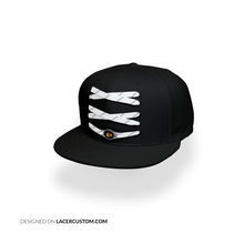 Load image into Gallery viewer, Chicago Custom Black Hockey Lacer Snapback Set