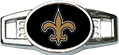 New Orleans Custom Black Football Lacer Snapback Set