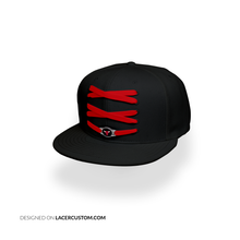 Load image into Gallery viewer, Chicago Custom Black Basketball Lacer Snapback Set