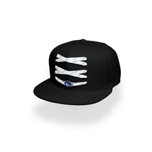 Load image into Gallery viewer, Vancouver Custom Black Hockey Lacer Snapback Set