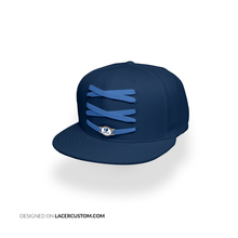 Load image into Gallery viewer, Memphis Custom Navy Basketball Lacer Snapback Set