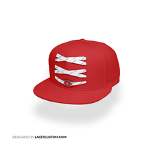 Load image into Gallery viewer, Ottawa Custom Red Hockey Lacer Snapback Set