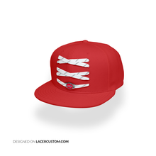 Load image into Gallery viewer, Washington Custom Red Hockey Lacer Snapback Set