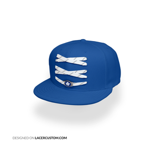 Toronto Custom Royal Hockey Lacer Snapback Set