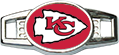 Kansas City Custom Red Football Lacer Snapback Set