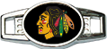Chicago Custom Black Hockey Lacer Snapback Set
