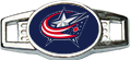 Columbus Custom Navy Hockey Lacer Snapback Set