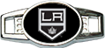 Load image into Gallery viewer, Los Angeles Custom Black Hockey Lacer Snapback Set
