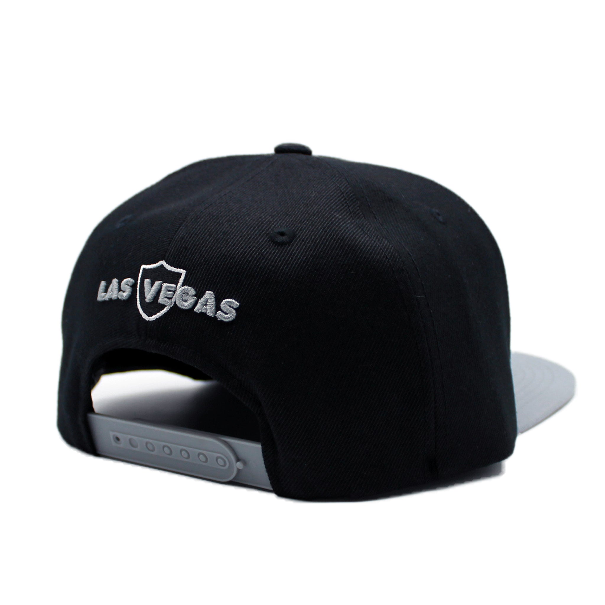 TOP LEVEL : LAS VEGAS  Front-raised Rubber Patch Design Snapback Cap
