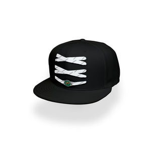 Minnesota Custom Black Hockey Lacer Snapback Set